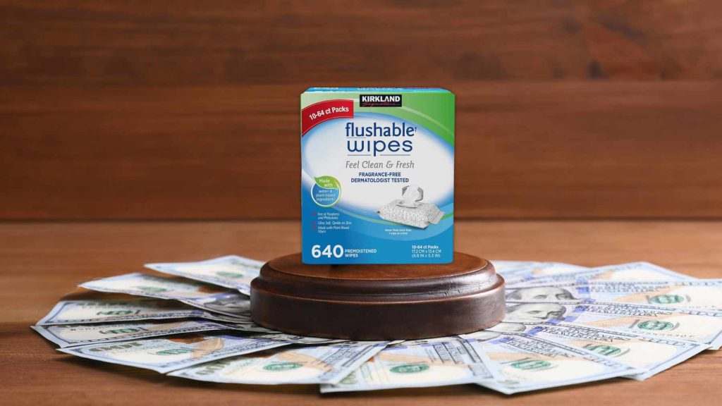 costco flushable wipes class action