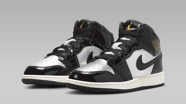 Air Jordan 1 Mid SE Kids Shoes