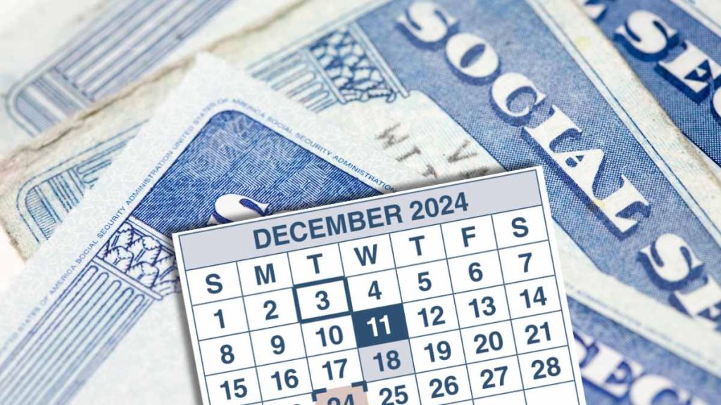 Social Security payments in December 2024