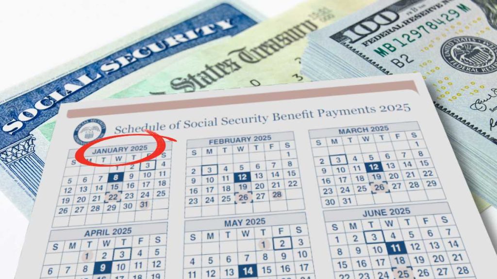 The full schedule for the Social Security benefits in January 2025